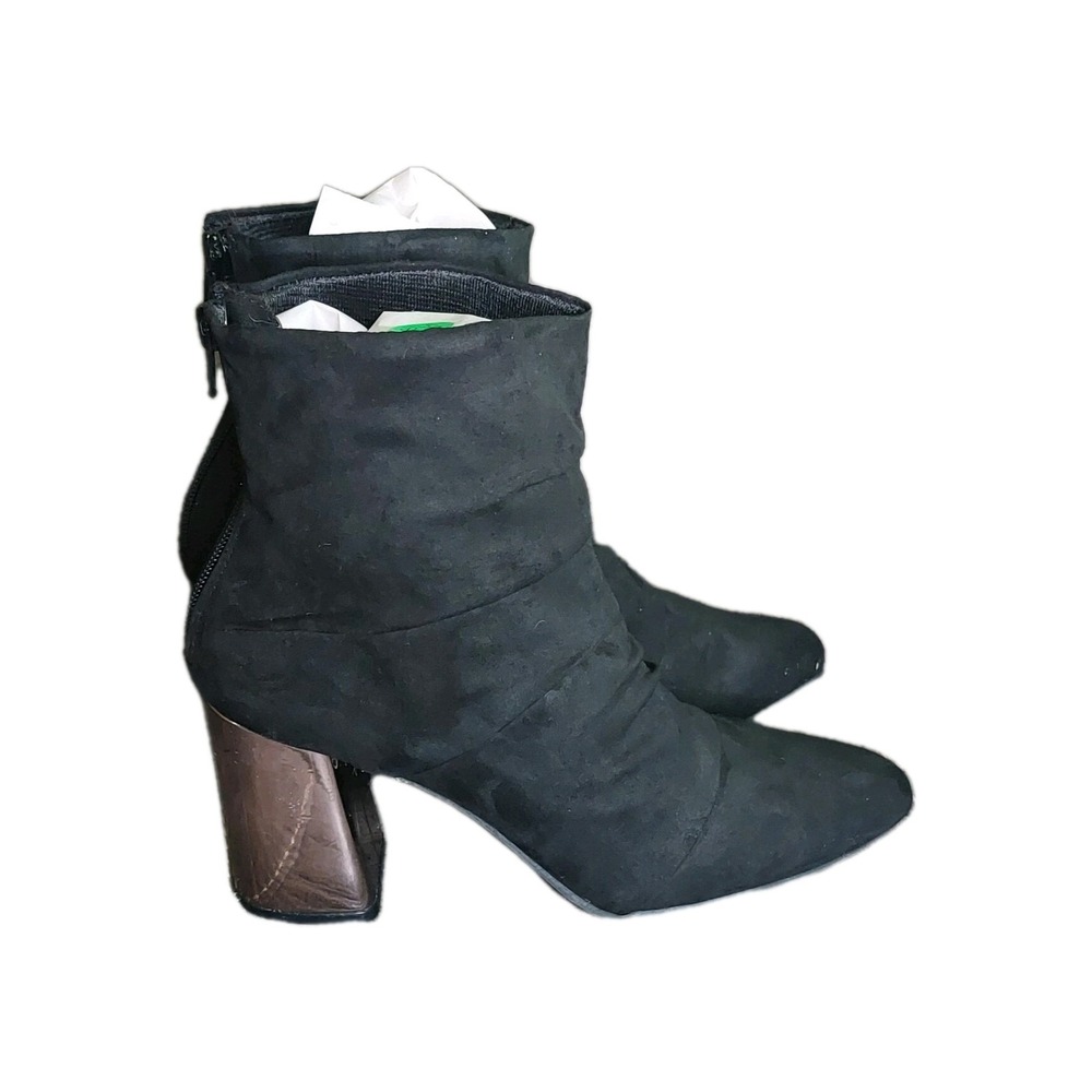 Christian Siriano 3.5' Heel Boots- Black womens ‎ Size 8.5 #468